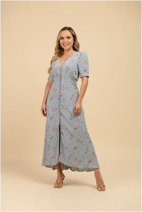 Imagen de Vestido Botones Florecitas       (Exclusivo Pagina)