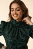 Imagen de Vestido Cuello Alto Estampado                                             (Exclusivo Pagina)