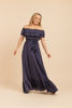 Imagen de Vestido Off Shoulder Largo Solido(Rayon)                                             (Exclusivo Pagina)