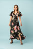 Imagen de Vestido Satin Cruzado Floral                                                      (Exclusivo Pagina)