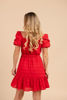 Imagen de Vestido Corto Cuello Cuadrado                (Exclusivo Pagina)