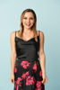 Imagen de Falda Satin Floral                                                      (Exclusiva Pagina)