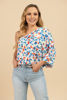 Imagen de Blusa Un Hombro Estampada En Rayon                                        (Exclusiva Pagina)