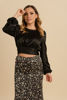Imagen de Falda Satín Estampada Floral                             (Exclusiva Pagina)