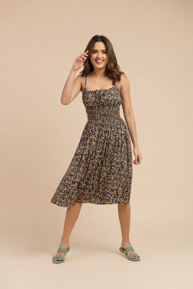 Imagen de Vestido Tirante Florecitas (Rayon)                                                                                                (Exclusivo Pagina)