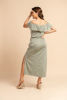 Imagen de Vestido Off Shoulder Rayas                                            (Exclusivo Pagina)