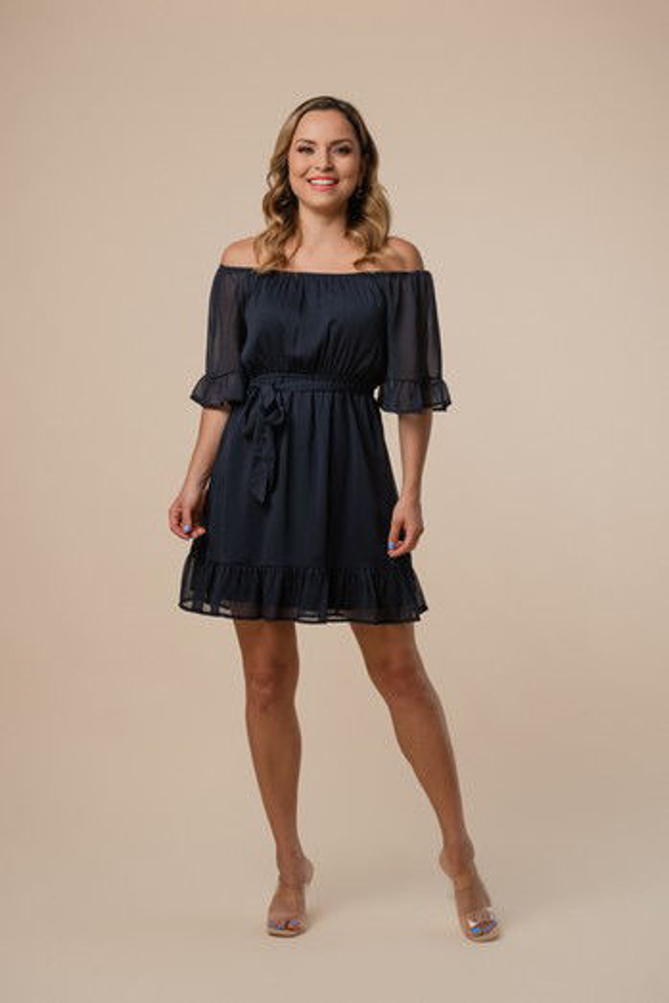 Imagen de Vestido Off Shoulder                                                 (Exclusivo Pagina)