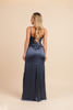 Imagen de Vestido Satin Abertura Falda        (Exclusivo Pagina)