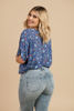 Imagen de Blusa Cuello V Print Floral     (Exclusiva Pagina)