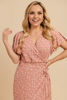 Imagen de Vestido Cruzado Lunares                                           (Exclusivo Pagina)