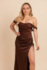 Imagen de Vestido Satin Off Shoulder (Exclusivo Página)
