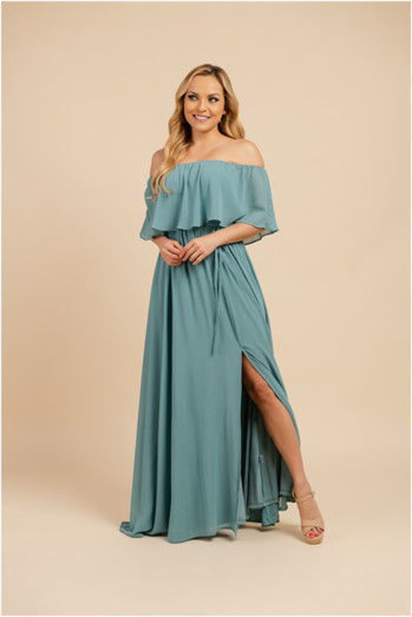 Imagen de Vestido Off Shoulder Vuelo (Exclusivo Pagina)