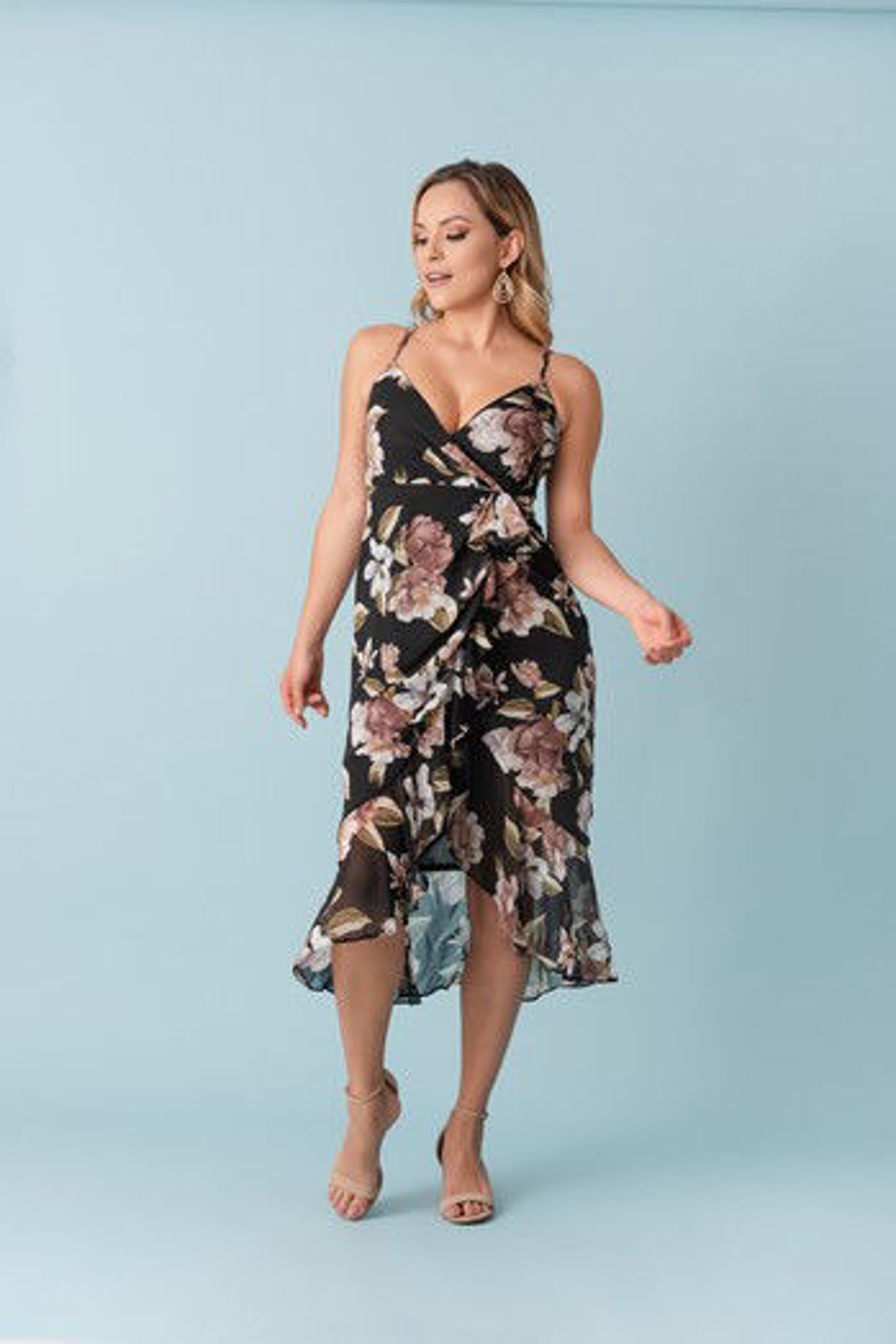 Imagen de Vestido Tirante Print Flores                                                                     (Exclusivo Pagina)