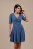 Imagen de Vestido Cuello V                                                        (Exclusivo Pagina)