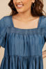 Imagen de Vestido Denim Cuello Cuadrado                                    (Exclusivo Pagina)