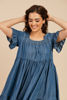 Imagen de Vestido Denim Cuello Cuadrado                                    (Exclusivo Pagina)