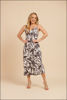 Imagen de Vestido Tirante Satin Print Tropical                                       (Exclusivo Pagina)