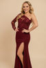 Imagen de Maxi Dress Blusa Un Hombro Encaje                                      (Exclusivo Pagina)