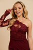 Imagen de Maxi Dress Blusa Un Hombro Encaje                                      (Exclusivo Pagina)