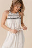Imagen de Vestido Lino con Bordado                                                    (Exclusivo Pagina)