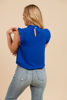 Imagen de Blusa Cuello Alto Ruffle Mangas                                  (Exclusiva Pagina)