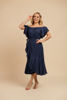 Imagen de Vestido  Off Shoulder, Vuelo Falda                                                  (Exclusivo Pagina)