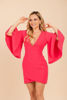 Imagen de Vestido Escote profundo, Mangas Anchas                                    (Exclusivo Pagina)