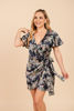 Imagen de Vestido Satin Print Floral, Cruzado                                 (Exclusivo Pagina)