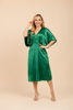 Imagen de Vestido Satin Cuello V                                               (Exclusivo Pagina)
