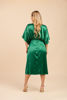 Imagen de Vestido Satin Cuello V                                               (Exclusivo Pagina)