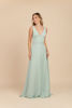 Imagen de Maxi Dress Cuello V profundo, Aberturas Laterales en Blusa (Exclusivo Página)