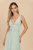 Imagen de Maxi Dress Cuello V profundo, Aberturas Laterales en Blusa (Exclusivo Página)