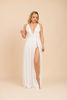 Imagen de Maxi Dress Con Body, Escote Profundo (Exclusivo Pagina)