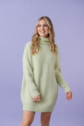Imagen de Vestido Sweater Cuello Alto                                                                                (Exclusivo Pagina)