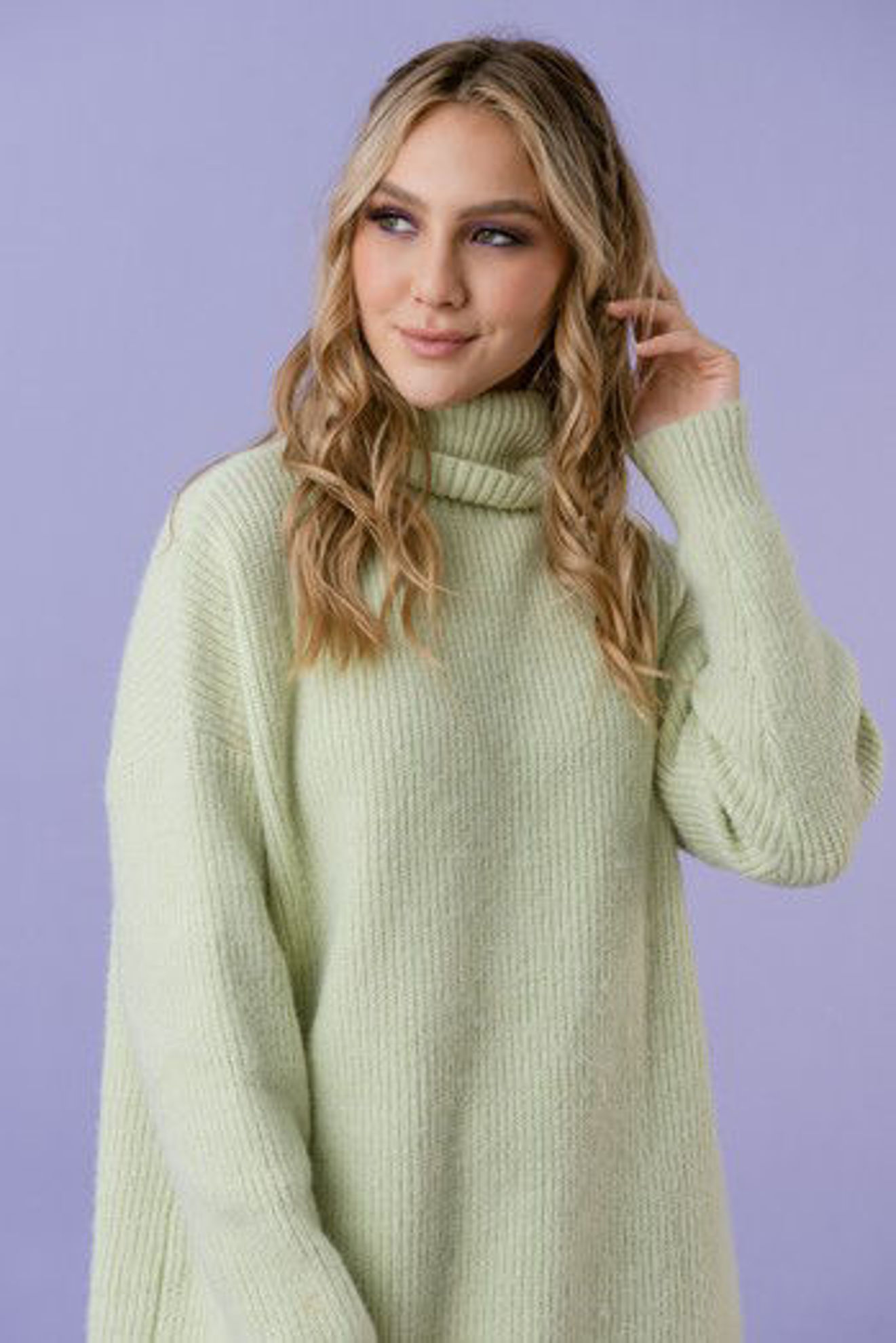 Imagen de Vestido Sweater Cuello Alto                       (Exclusivo Pagina)