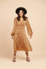 Imagen de Vestido Satin Animal Print Manga Larga                                           (Exclusivo Pagina)
