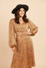 Imagen de Vestido Satin Animal Print Manga Larga                                           (Exclusivo Pagina)