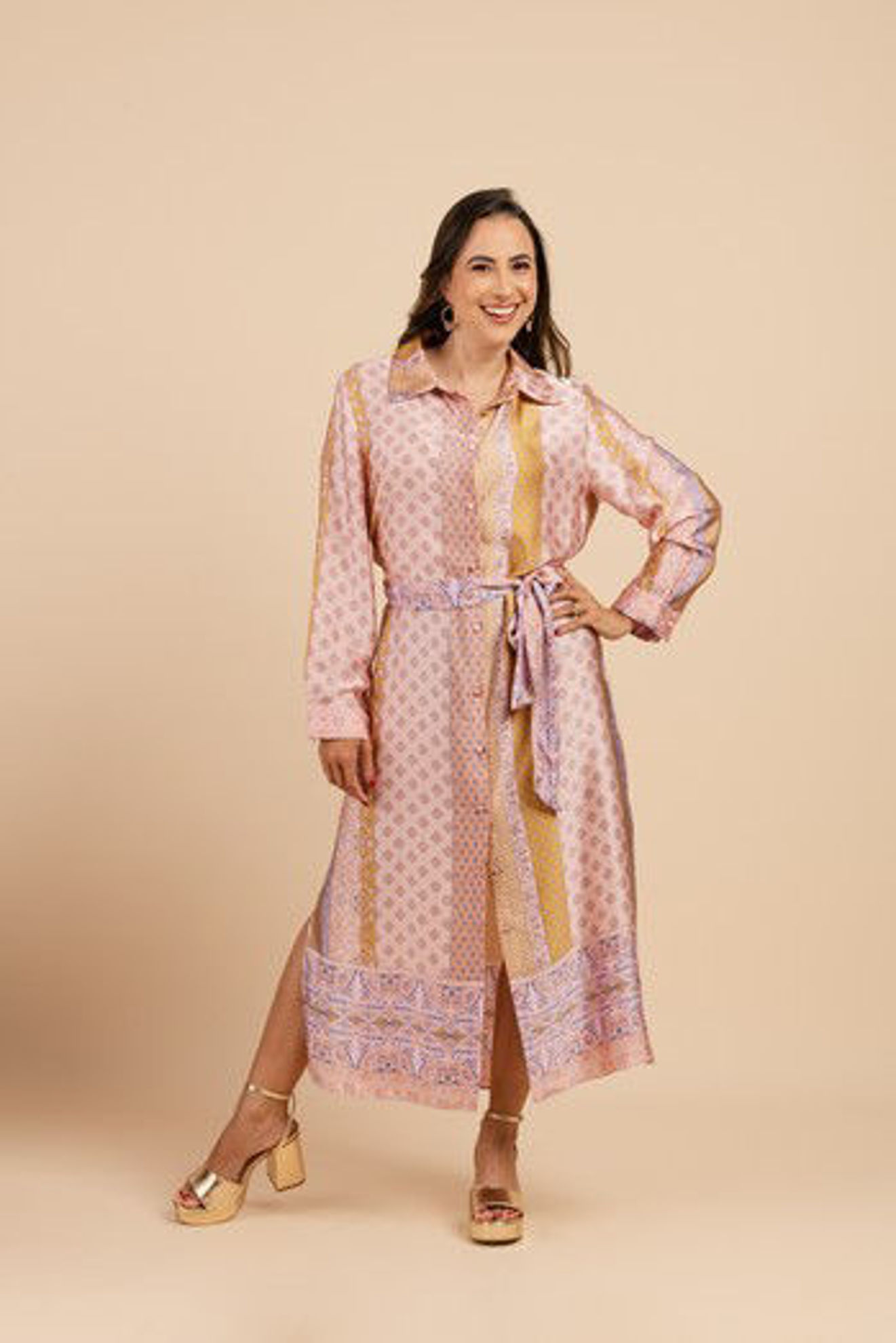 Imagen de Vestido Satin Camisero                                             (Exclusivo Pagina)