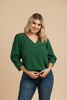 Imagen de Blusa Cuello V Mangas 3/4      (Exclusiva Pagina)