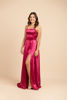 Imagen de Vestido Satín Espalda Descubierta (Exclusivo Página)