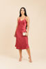 Imagen de Vestido Tirante Satin Solido                                                   (Exclusivo Pagina)