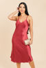 Imagen de Vestido Tirante Satin Solido                                                   (Exclusivo Pagina)