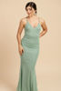 Imagen de Ruffle Back Glitter Maxi Dress (Exclusivo Página)
