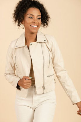 Imagen de Jacket Estilo Cuerina                                            (Exclusiva Pagina)