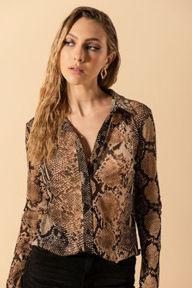 Imagen de Blusa Camisera Animal Print   (Exclusiva Pagina)