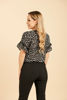 Imagen de Blusa Estampada Croche Mangas            (Exclusiva Pagina)