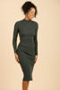 Imagen de Vestido Cuello Alto Tejido