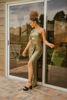 Imagen de Vestido Un Hombro Metalico     (Exclusivo Pagina)