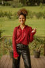 Imagen de Blusa Camisera M Larga Lentejuelas        (Exclusiva Pagina)