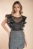 Imagen de Blusa Organza, Manga Vuelo   (Exclusiva Pagina)